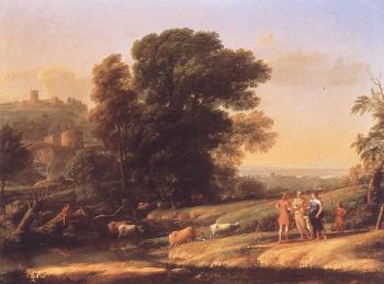 尅勞德 洛朗 Landscape with Cephalus and Procris Reunited by Diana